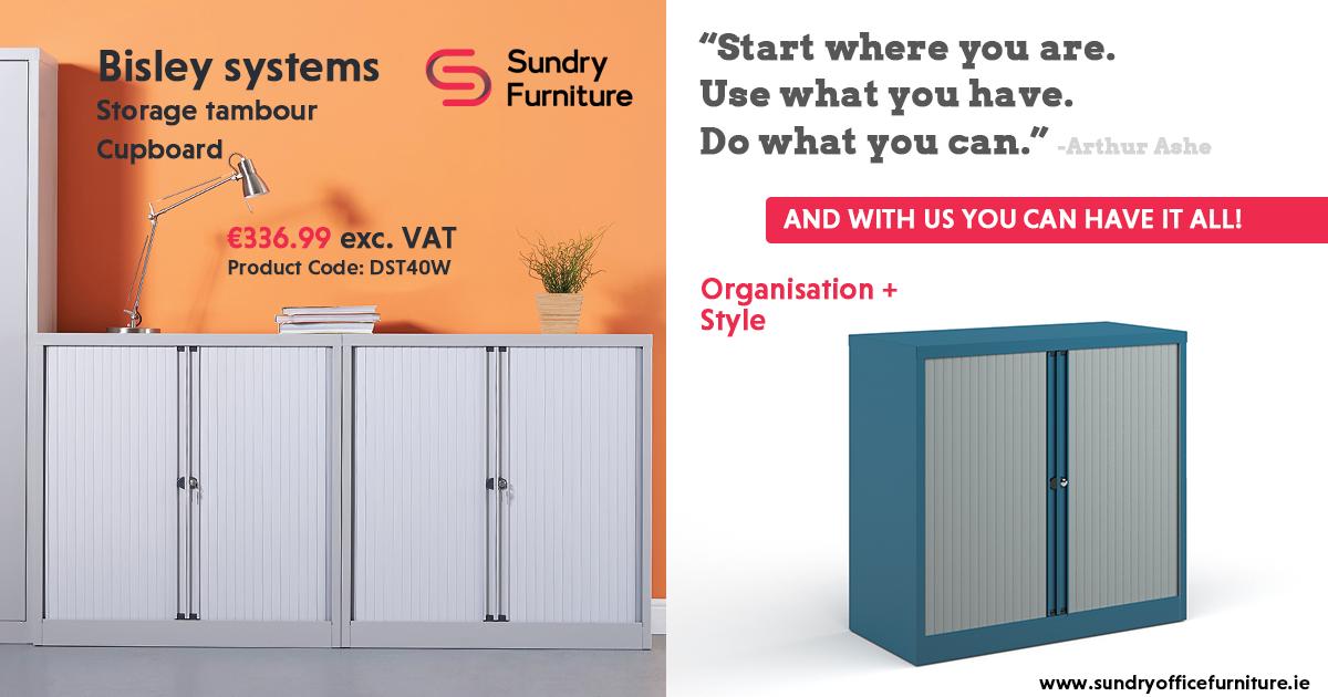 FurnitureSundry's tweet photo. Tambour doors which slide and retract smoothly to save space and offer access to the entire cupboard offer practical storage solutions for any office. 
Visit us Now!
https://t.co/LYUsxtvJ8X

FREE DELIVERY 🚀

#sundryofficefurniture #dublin #ireland #office #work #business https://t.co/GnrM0zAtf5