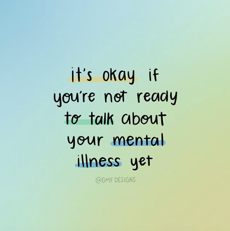 Take each day step by step and speak out when you feel it’s time. Whenever you’re ready, we’re here to listen. Via <a href="/GMFdesigns/">GMF DESIGNS</a>