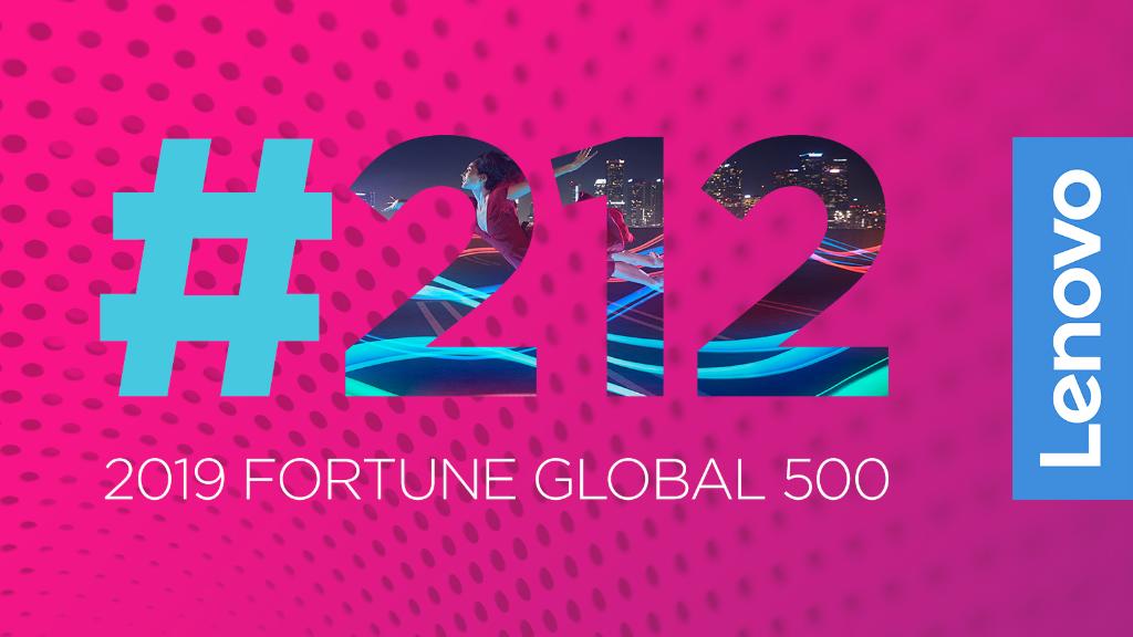Lenovo rose from #240 to #212 in the <a href="/FortuneMagazine/">FORTUNE</a> Global 500 unveiled earlier today. Momentum tells us we're on the right track. lnv.gy/30PFwhm #GetBackToWork #FortuneGlobal500