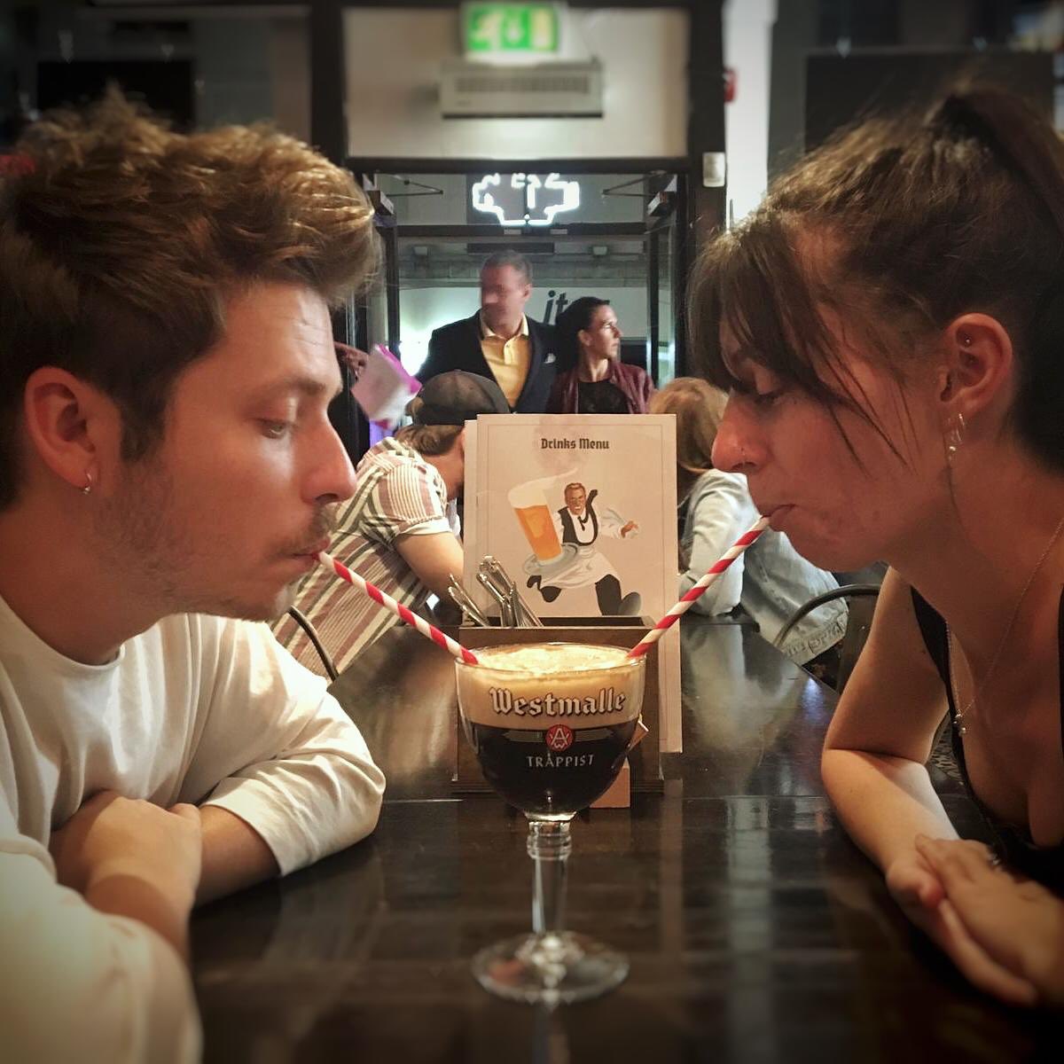 Westmalletini for two anyone? Come check our have a brand new menu of beer based cocktails 🍹 🍺 that are guaranteed to quench your thirst (and that of your drinking companion). Guaranteed. 🍻BOOK NOW (link in bio) 🍻 #MondayMotivation