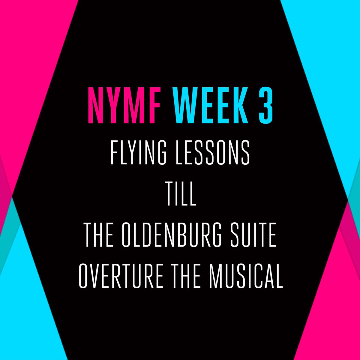 With 13 days left, we are more than HALF WAY through NYMF 2019! Week 3 consists of 3 full productions at The Alice Griffin Jewel Box Theatre and 1 concert at The Laurie Beechman Theatre. Get your tickets now and don't miss out on our festival!

Tickets:  nymf.org/festival/calen…
