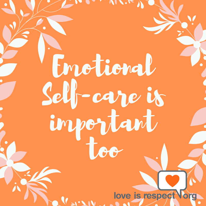loveisrespect's tweet image. Be mindful of your mental health! Your emotional self-care is just as important as your physical self-care. #MindfulMonday