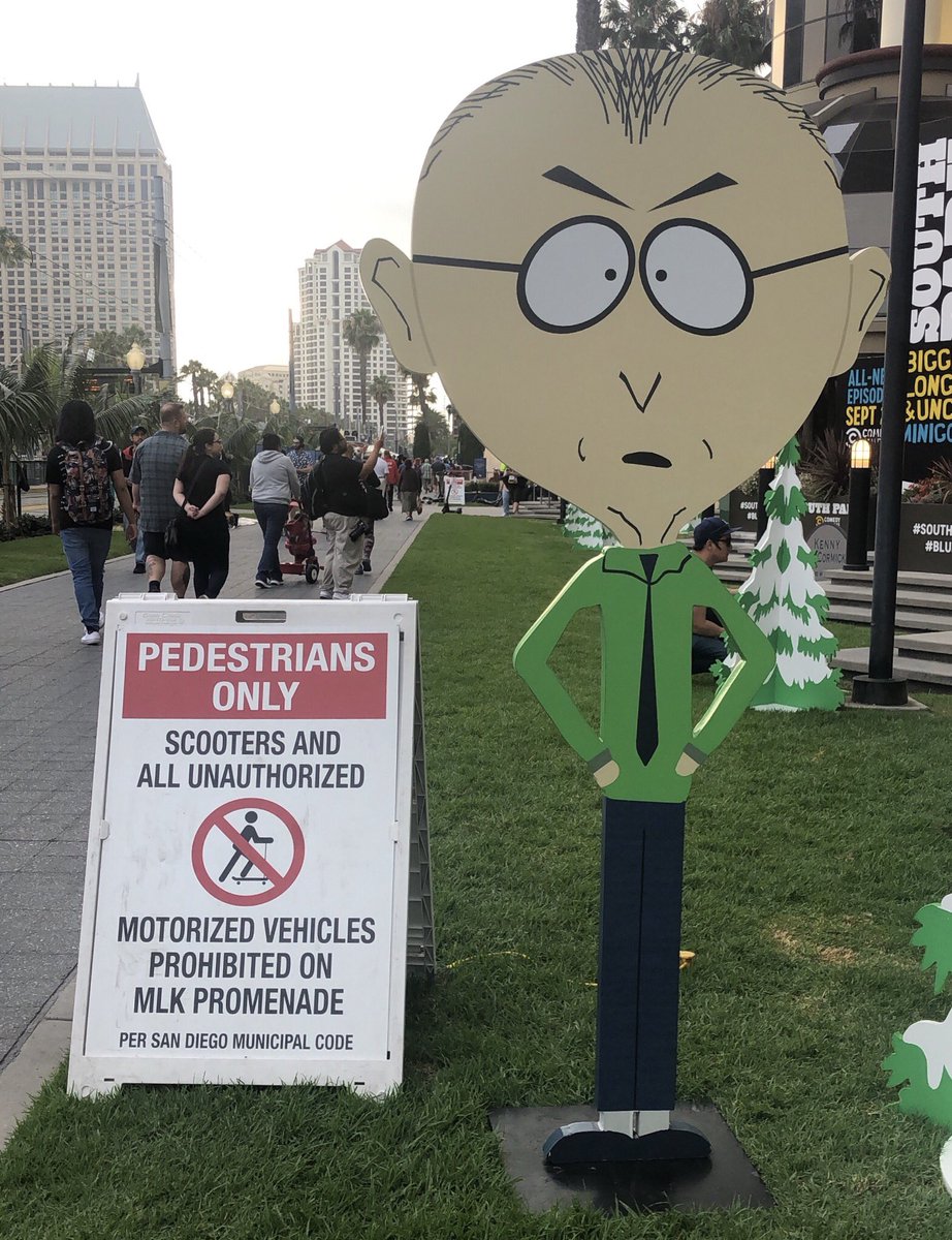 SouthPark's tweet photo. You know, it's like one day everything was fine, and the next there were these fuckin' scooters everywhere. https://t.co/1Uoc1mr6Ee