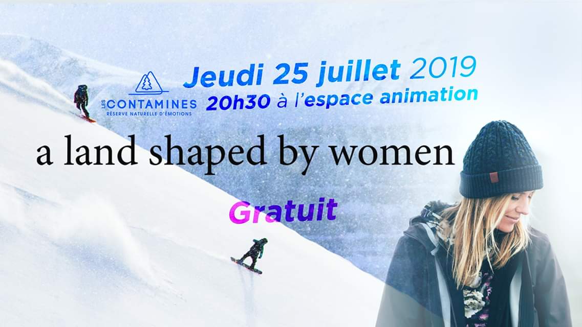 LES CONTAMINES jeudi 25
Je viens vous présenter #ALandShapedbyWomen en #HauteSavoie  aux Contamines pour la semaine #femmesausommet avec <a href="/FAMilliat/">Fondation Alice Milliat</a> 💜💜