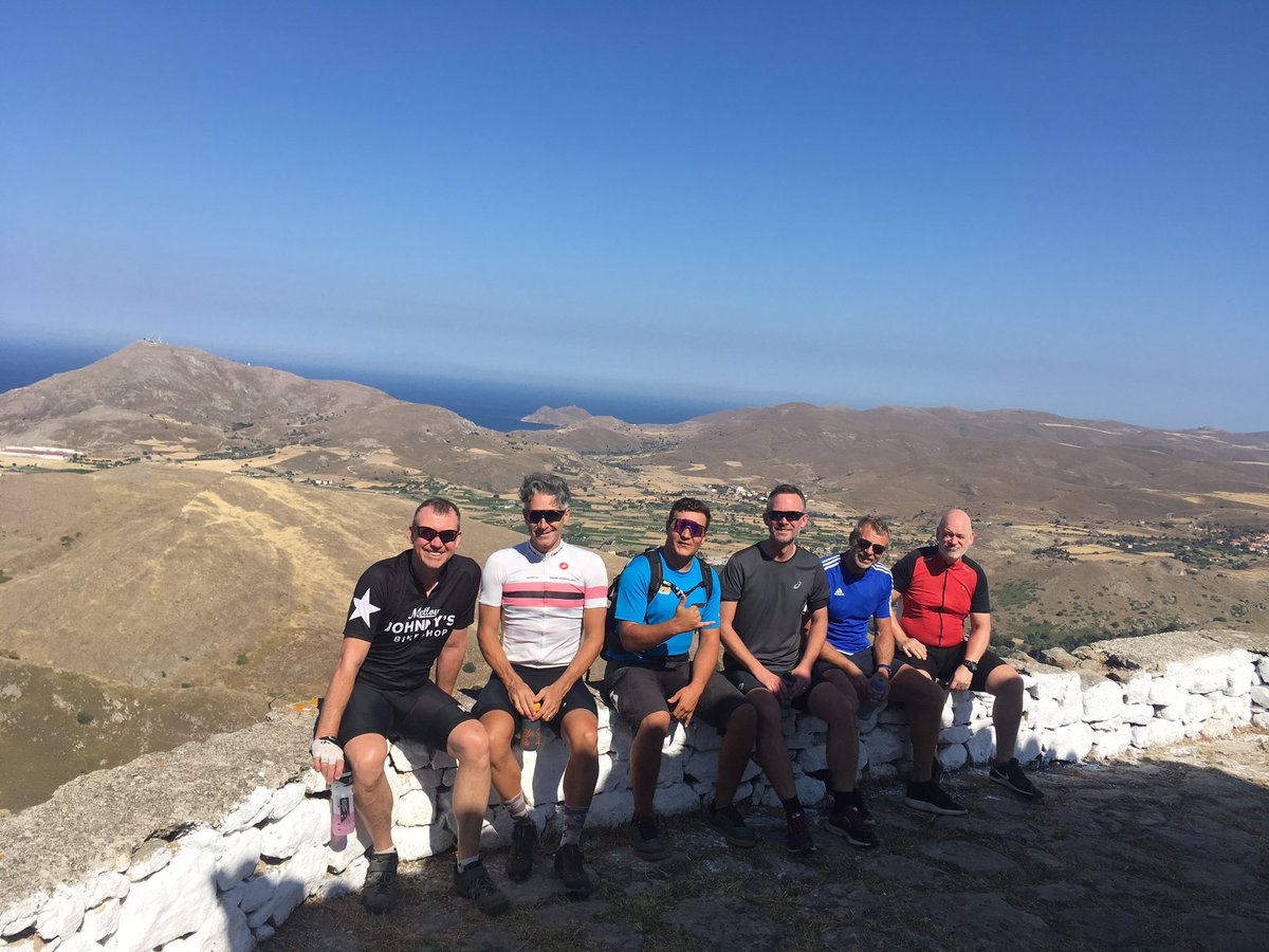 Another amazing bike ride with our fabulous head bike guide Calvin!! ‘There’s summit about Lemnos’- beautiful highest point in Lemnos Island!! #LemnosIsland #MadAboutBiking #NeilsonHolidays #RelaxAsHardAsYouLike #SweatyBetty #Trek