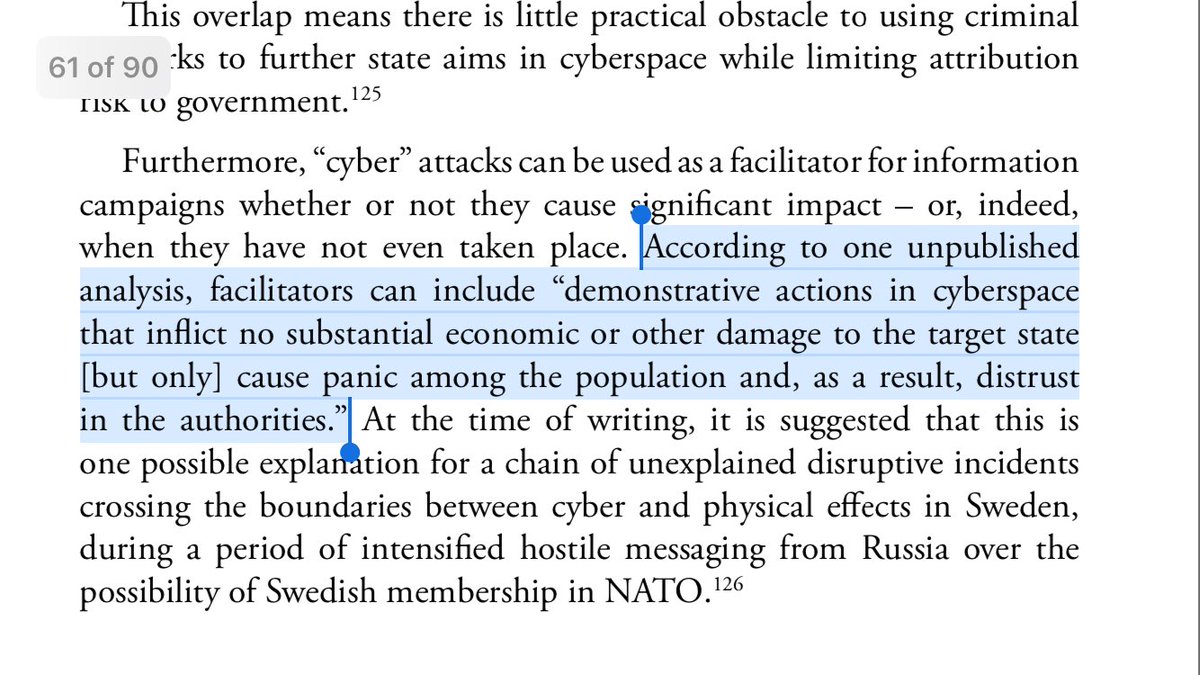 33/ REAL FAKE NEWS: Forgeries, limited risk, causing panic, distrusting authorities, nuclear threats, provoking air and sea incidents, all part of Russian IW campaigns.