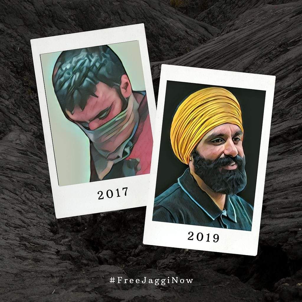 FreeJaggiNow's tweet photo. BREAKING NEWS!!!

626 days in detention. Jaggi was presented for his 96th Pre-Trial Preliminary Hearing at Patiala House in New Delhi today on 4 of the NIA cases.

Despite claims being made on 7th November 2017, to date these cases have not proceeded.

#FreeJaggiNow https://t.co/jpxm73dXZT