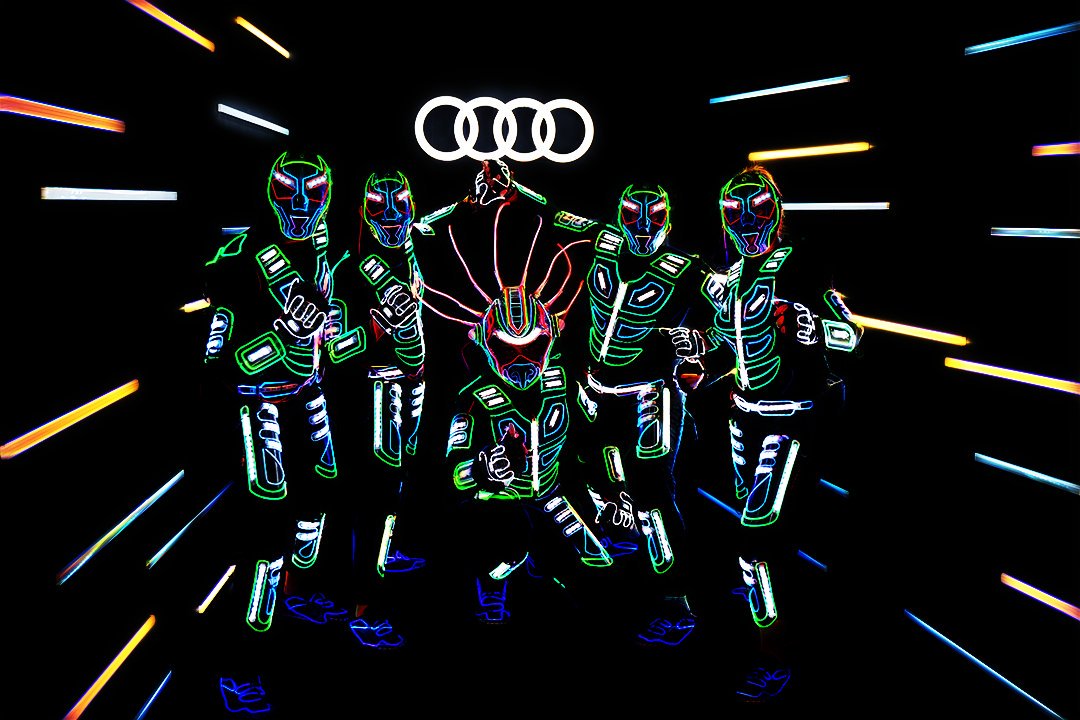 trondanceindia's tweet photo. Performed for Audi in Jaipur 
@trondanceindia 

#Audi #Launch #Jaipur #Rajasthan #LEDDance #MJTron #LEDDrummers #Skeleton_Dance_Crew #SDC #LightDanceGroup https://t.co/gY6xwFHpH2