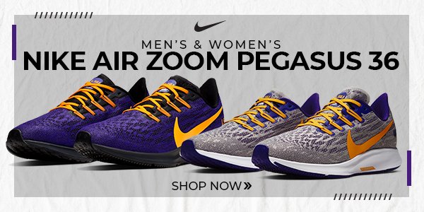nike men's lsu air zoom pegasus 36 running shoes
