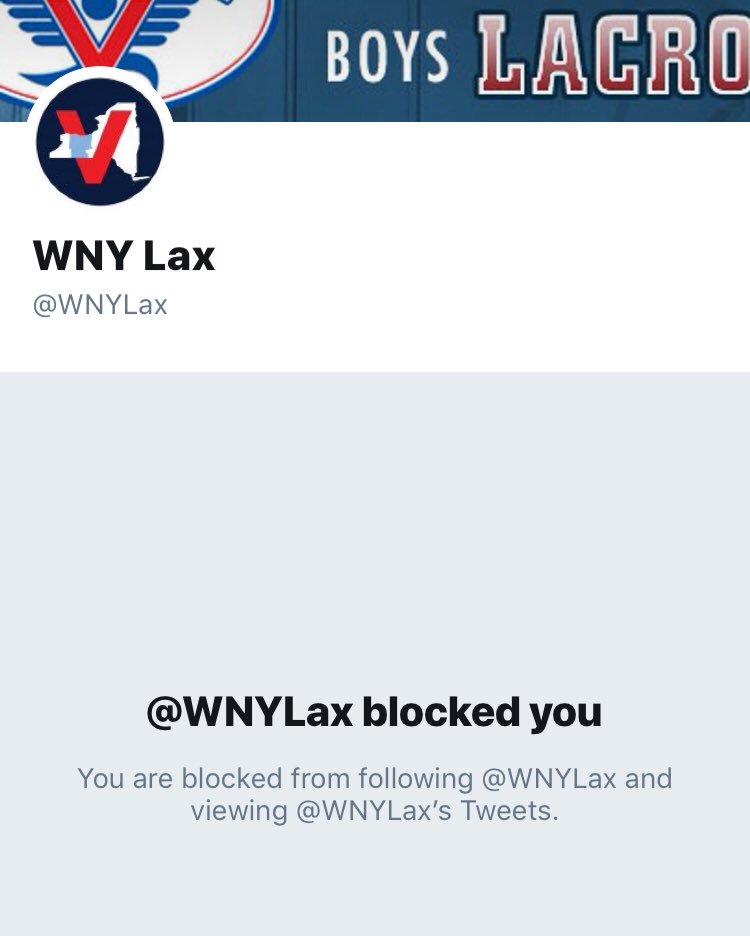 I guess <a href="/WNYLax/">WNY Lax</a> account doesn’t like to be called out for spreading fake news and false information. That’s alright. We’re not going anywhere folks.