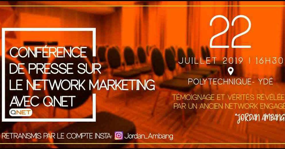 LeSenateur237's tweet photo. Si tu as été trompé, harcelé par des gens de cette supercherie ayant trompé la jeunesse camerounaise pendant des années 
Si tu es ds le système suit cette interview à 16h sur le compte instagram 
La jeunesse Polytechnicien vous livre les secrets de Qnet
#BalanceTonQnet https://t.co/3c07UYYUwl