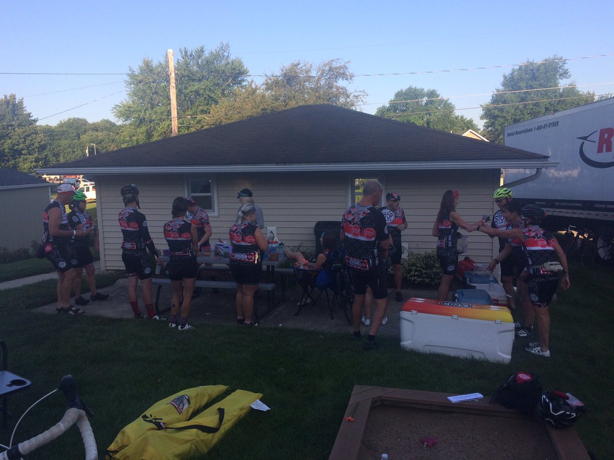 TeamStopALot's tweet photo. Getting ready for @RAGBRAI_IOWA Day 2. See you later, @Win_RAGBRAI https://t.co/5z701S8UZe