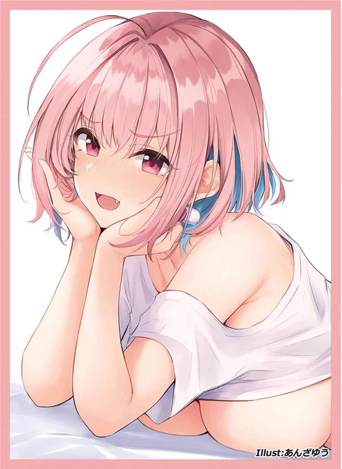 C96新作情報④アイドルマスター シンデレラガールズより、「りあむ」のスリーブとプレイマットになります。イラストはあんざゆう様() になります! 