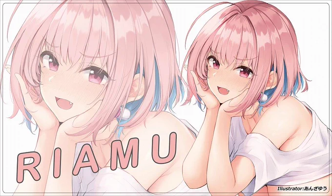 C96新作情報④アイドルマスター シンデレラガールズより、「りあむ」のスリーブとプレイマットになります。イラストはあんざゆう様() になります! 