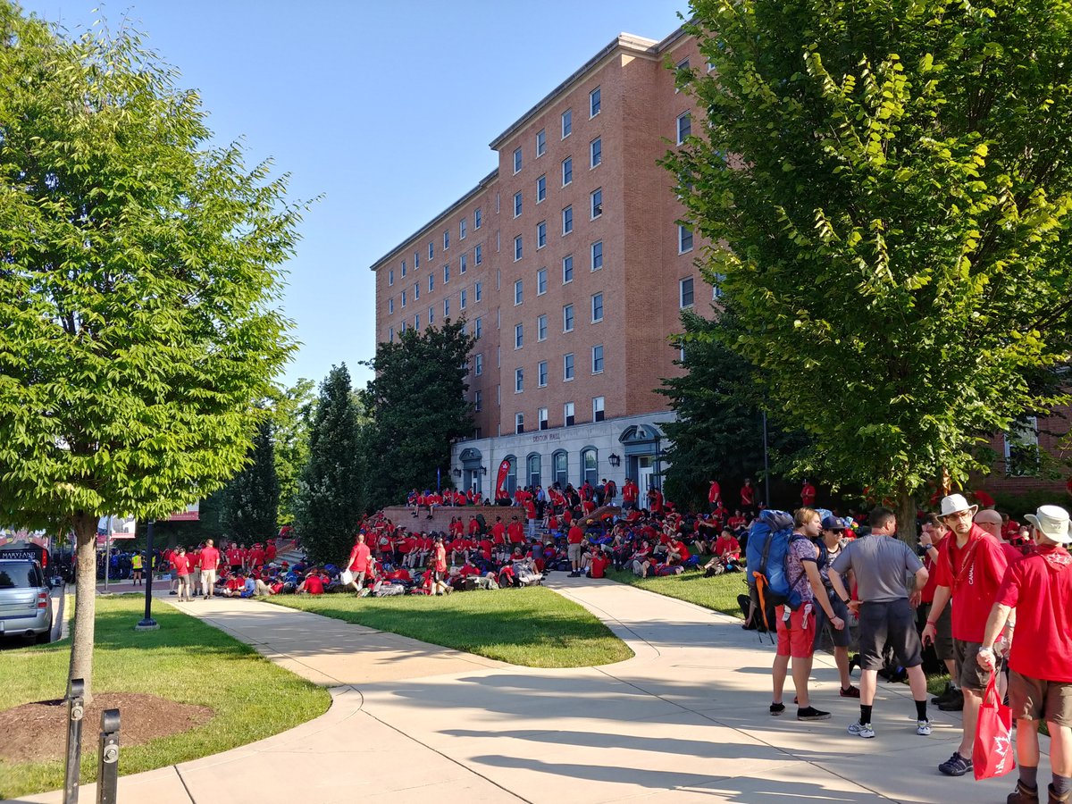 ScouterDerek's tweet image. Getting ready to board the bus to WJ!@1stBolton @WJ2019Canada @ohmygardenia