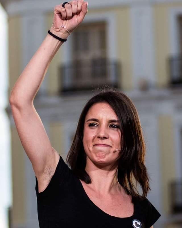 JesusLopTRADER's tweet image. Espero que si esta tipa es vicepresidente del Gobierno de España se afeite los pelos del sobaco cuando nos represente #InvestiduraCongreso19