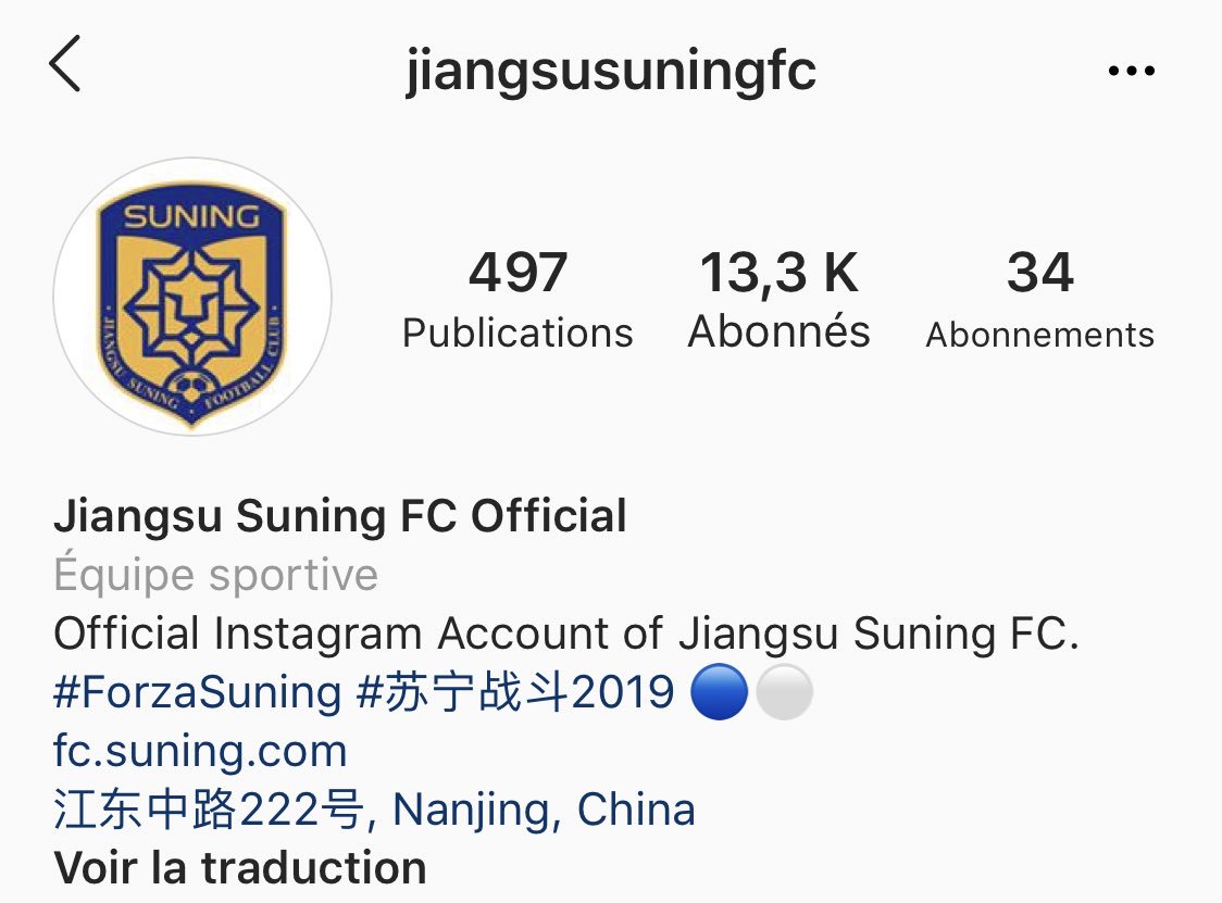 realfrance_fr's tweet photo. 🚨💥 Le club chinois du Jiangsu Suning FC suit désormais Gareth #Bale sur Instagram... https://t.co/QyHWu7Fv8J