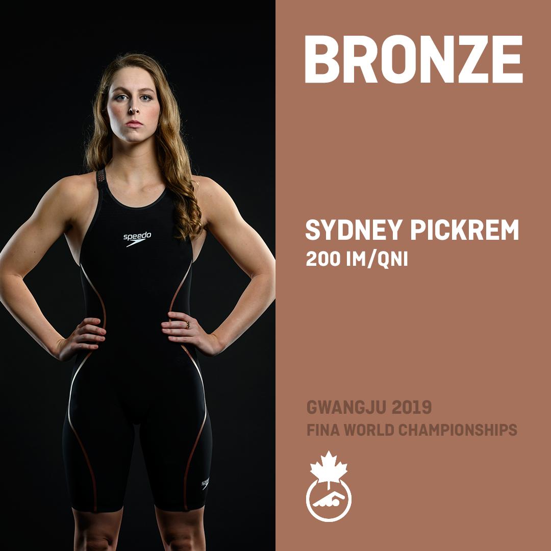 🚨MEDAL ALERT! 🇨🇦Sydney Pickrem captures bronze🥉in the 200 IM with a time of 2:08.70!
#FINAGwangju2019