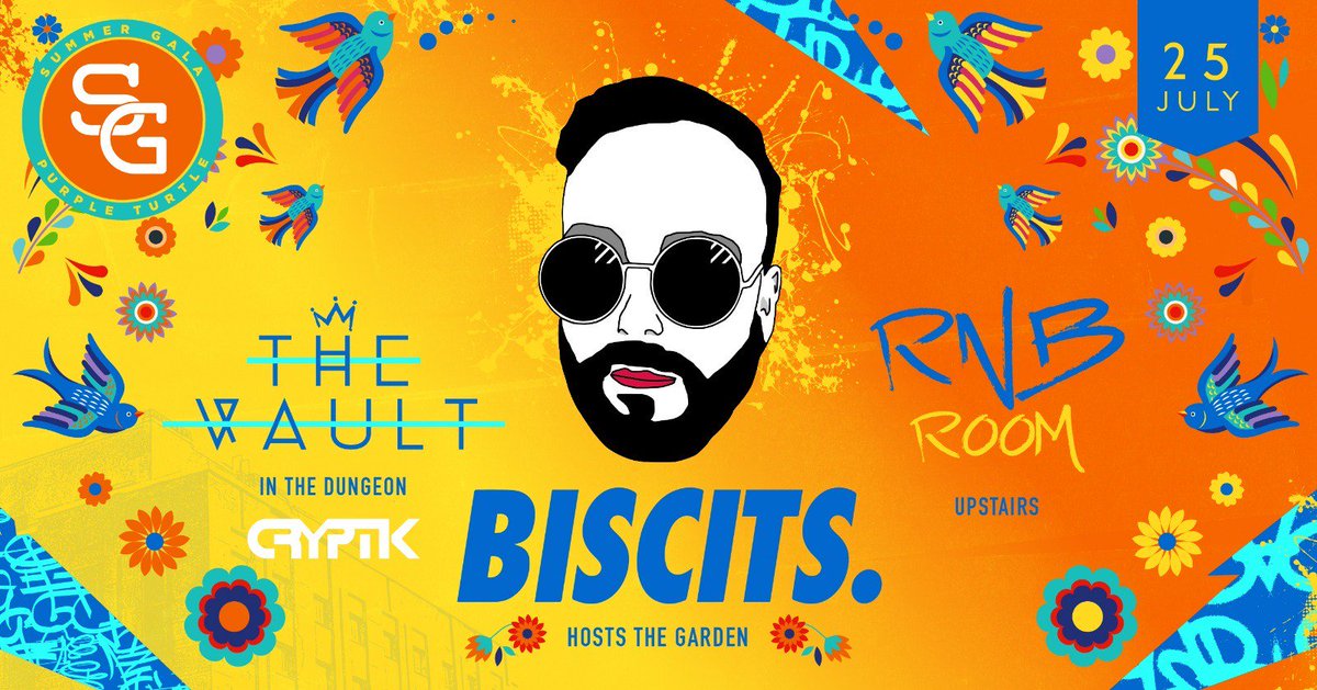 😍OVER 30 DEGREES THIS THURSDAY!!🔥
Make the most of this heat, Purple Turtle day rave with Biscits!
First 2 tiers SOLD OUT
Get yours now!🤩🤯
fatsoma.com/full-house-pro…