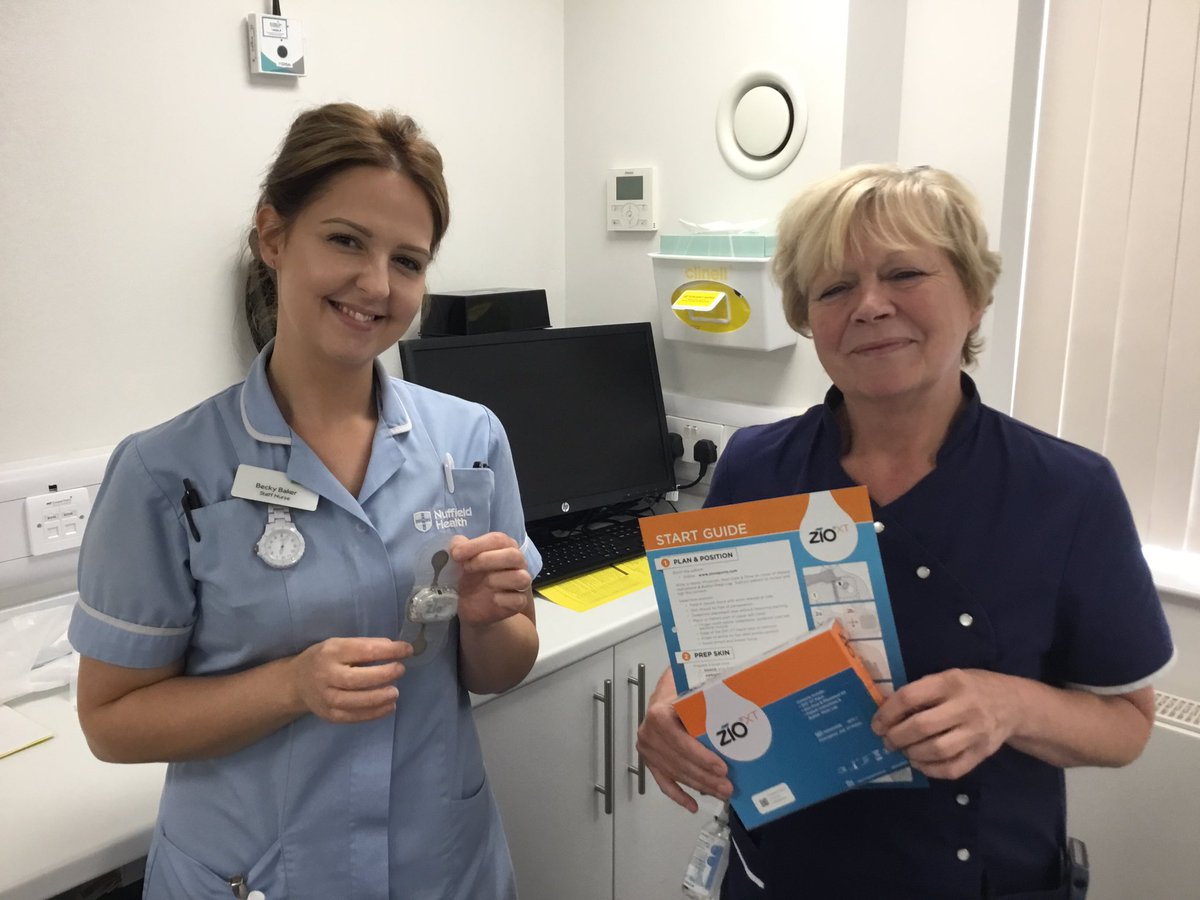 <a href="/NuffieldHealth/">Nuffield Health</a> Warwickshire embracing #AI #digitalhealth #ZioByiRhythm and enhancing patient experience by offering 14d #ECG <a href="/iRhythm_UK/">iRhythm Technologies UK</a>