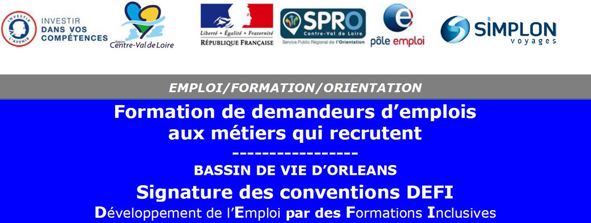 RCValdeLoire's tweet photo. #Emploi | Signature aujourd'hui d'une nouvelle convention DEFI avec @RCValdeLoire, @poleemploi_RCVL et l'entreprise Simplon.
Objectif : former 8 stagiaires au métier de conducteur de car de tourisme. Ces stagiaires pourront ensuite être recrutés par Simplon en CDD ou en CDI. https://t.co/QLn4ItbgJD