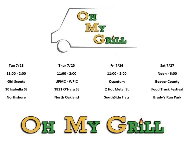 Where we're Grillin' this week!