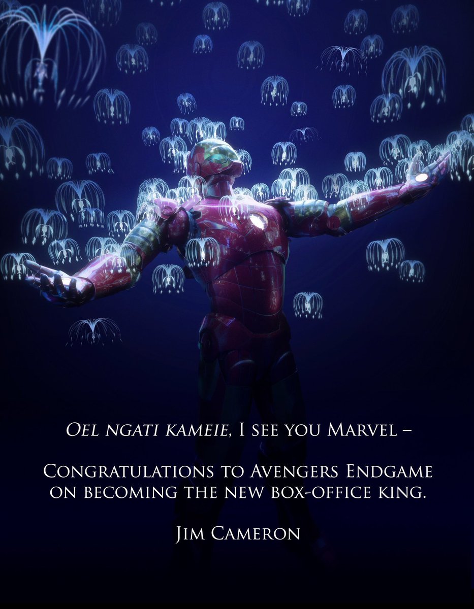 James Cameron แสดงความยินดีให้กับภาพยนตร์ Avengers: Endgame