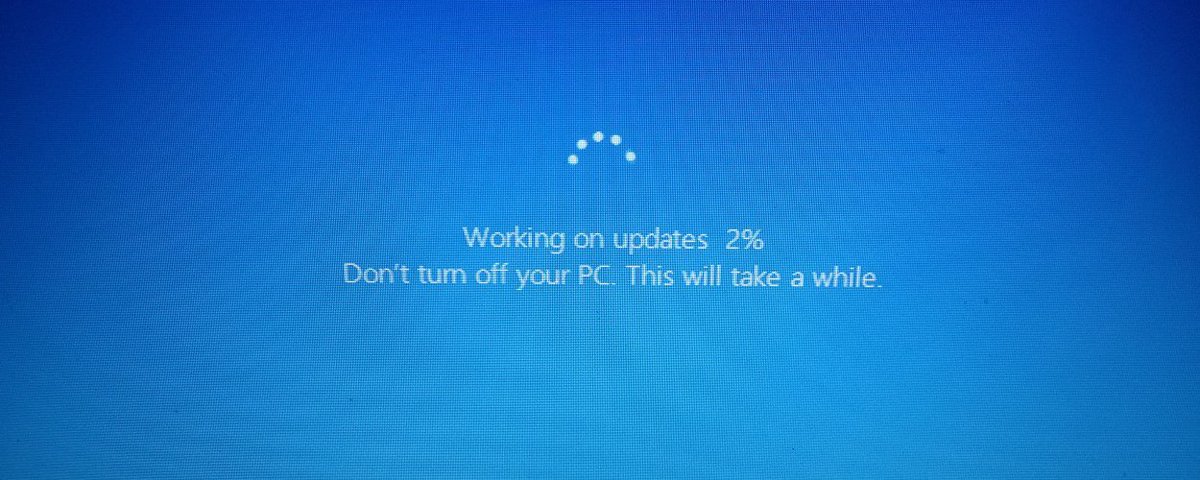 Whenever you see this, be prepared some unwelcome surprises!
#MicrosoftUpdate