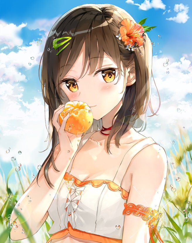 「サニーオレンジ 」|ふーみのイラスト