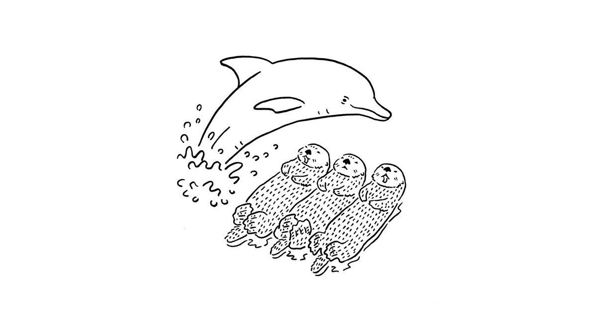 ট ইট র あべたみお 100 はない のだから ラッコ Seaotter ラッコ好き イルカジャンプ Dolphinjump Illustration Art Artwork Drawing Comic Cartoon Cartoons イラストレーション イラスト ラッッッコ Noラッコnoライフ Tamioabe あべた