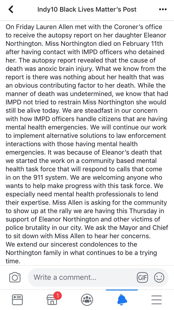 A joint statement from impd transparency and us. PLEASE READ!
<a href="/IMPDnews/">IMPD</a> <a href="/IMPD_Chief/">Chief Tanya Terry</a> <a href="/IndyMayorJoe/">Mayor Joe Hogsett</a> <a href="/indystar/">IndyStar</a> <a href="/FOX59/">FOX59 News</a> <a href="/WTHRcom/">WTHR.com</a> @AnswerIndiana <a href="/IDOCWatch/">IDOCWatch</a> <a href="/MYC_Indy/">Muslim Youth Collective - Indy</a> <a href="/Indy_SURJ/">Indy SURJ</a> @WMWIndiana <a href="/IndyFeminists/">Indy Feminists</a> <a href="/IndyCouncil/">Indianapolis City-County Council</a>