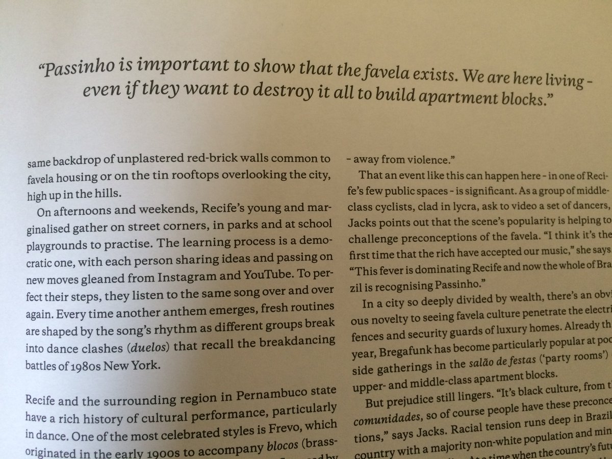 Kas_Pah's tweet photo. Bora! My new piece out in the latest @HUCKmagazine on Recife dance craze 'Passinho' &amp; Bregafunk scene. Featuring interviews with @ovolumemorto, dancers &amp; fotos from Eric Gomes &amp; Chico Ludermir. Not sure if you can buy in Brasil but will share online version when its available. https://t.co/LV6cfjagBl