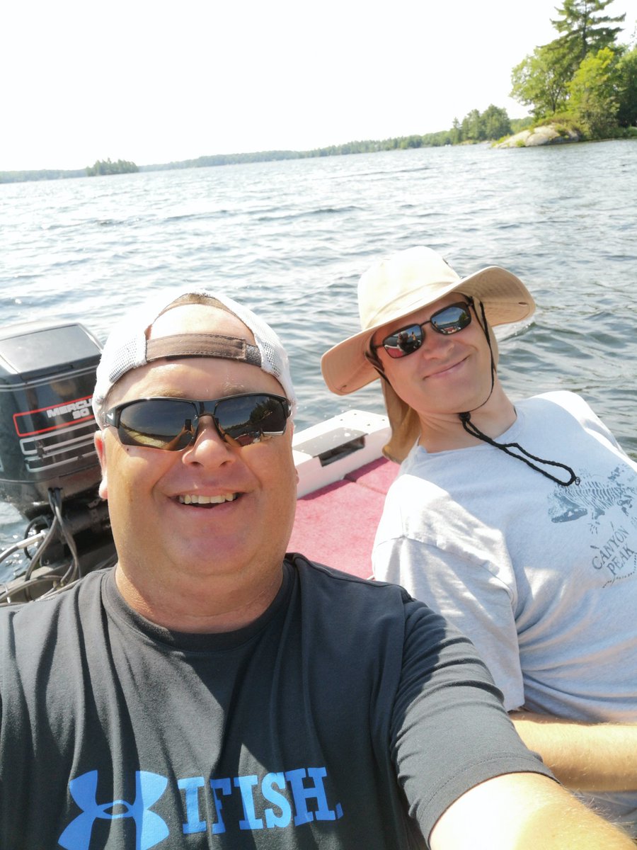 Out fishing with <a href="/Pyrosomnia/">Matt Wilson</a> 
#koolsummerselfie