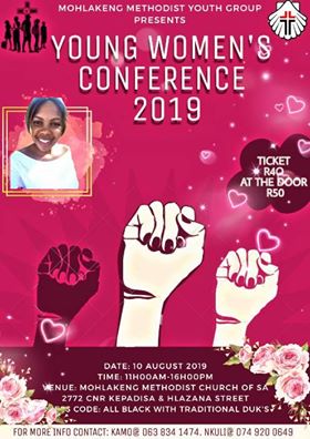 The_MCSA's tweet photo. Please attend the Young Women's Conference on the 10th of August 2019. We look forward to seeing you there. https://t.co/EpRGH7eMSE