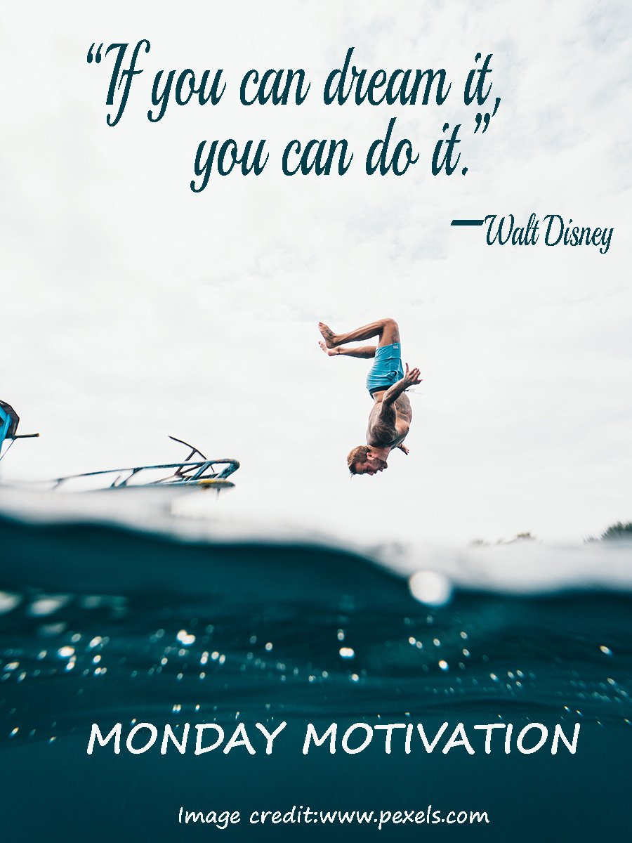 _zoomwebmedia's tweet photo. “If you can dream it, you can do it.” –Walt Disney
#mondaymotivation  #zoomwebmedia https://t.co/KNLMeAELCC
