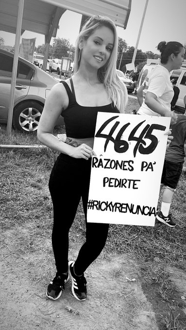 Mi gente bella de Puerto Rico 🇵🇷 como se que llegar&aacute;n al mill&oacute;n espero con ansiedad que hoy sea el d&iacute;a<a href="/tag/rickyrenuncia"class="tags"><span>#rickyrenuncia</span></a>