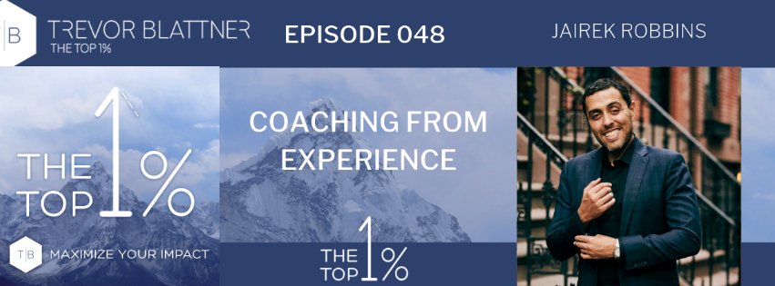 Listen in as <a href="/JairekRobbins/">Jairek Robbins</a> reveals his fascinating journey through the coaching industry and shares tips and takeaways- zurl.co/p8I7