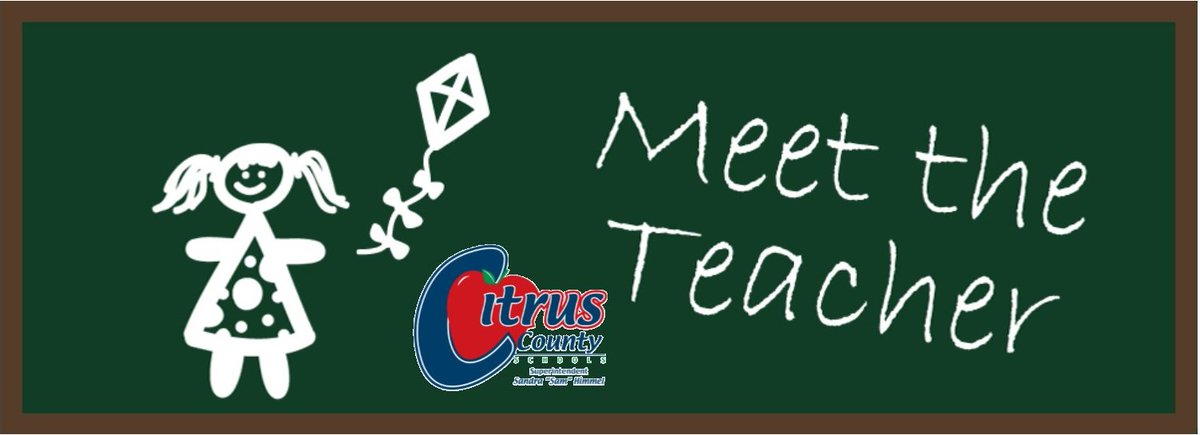 Mark your calendars - MEET THE TEACHER dates! The purpose of these events is to provide time for parents to meet their child's teacher and review expectations for the upcoming school year!  #backtoschool #meetyourteacher
citrusschools.org/news/what_s_ne…