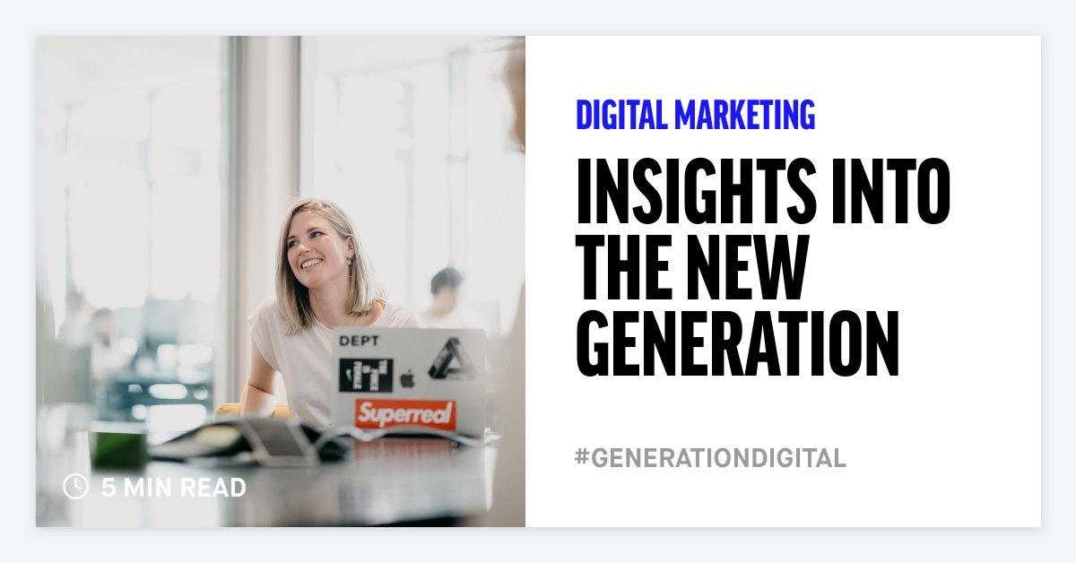 #Millennials and #GenZ are changing how brands interact with consumers. Hard time reaching them? It's actually not that difficult to connect and communicate with the next generations.👩‍💻 dept.ly/2SsTJ0E