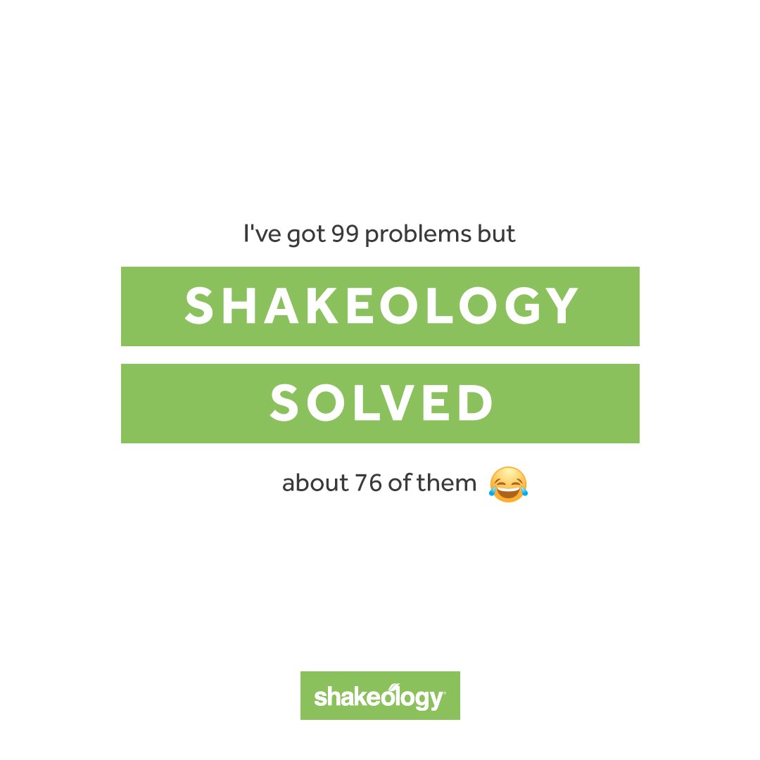 TRUTH! 😂 What has Shakeology solved for you? 
✅ Curbed cravings.
✅ Boosted energy.
✅ Cured my Monday blues.

#shakeology #motivation #nutrition