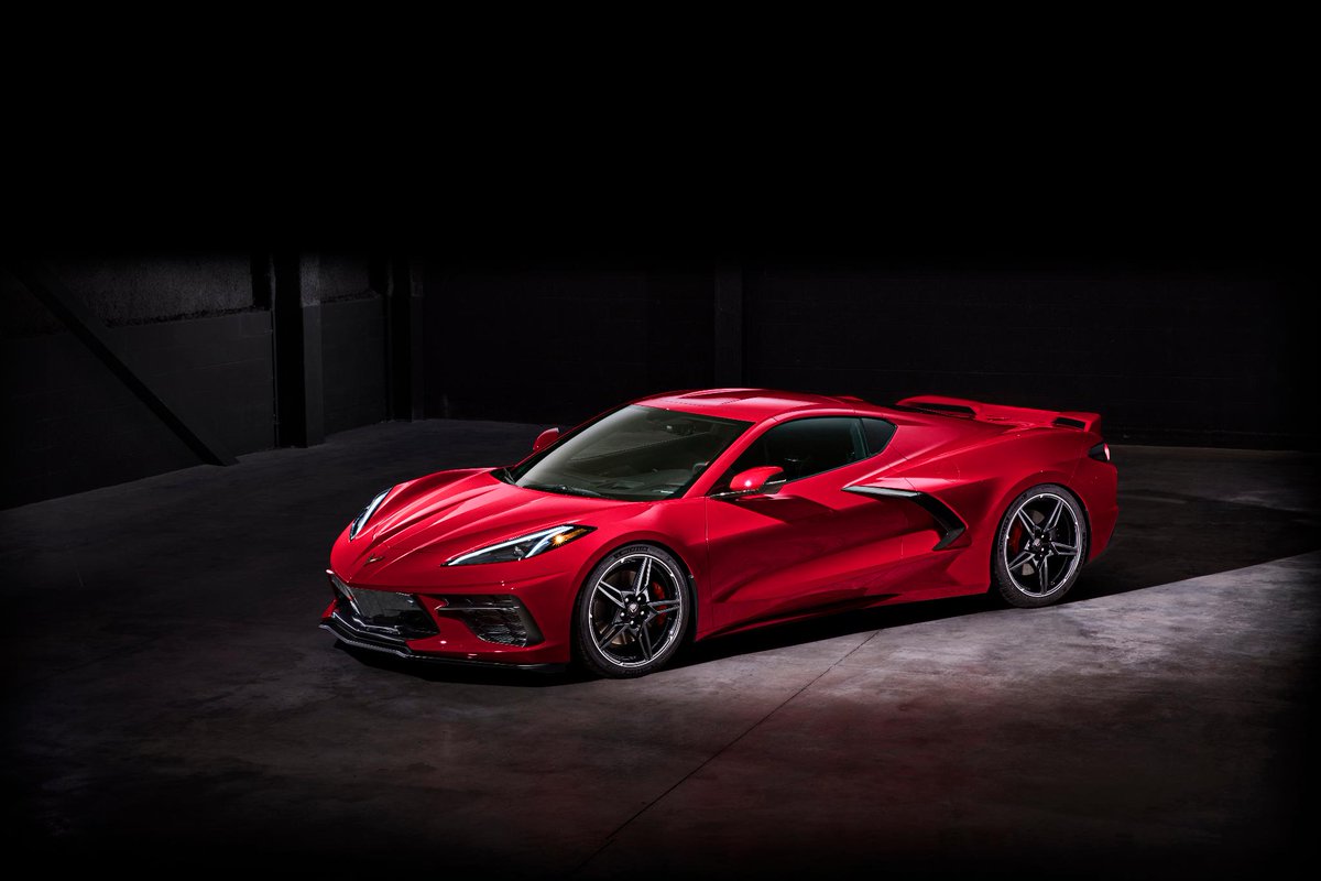GM's tweet photo. The 2020 @chevrolet #Corvette Stingray is a marvel of modern engineering. Learn from John Wilkinson, a lead performance engineer, about the #technology used to develop the all-new Corvette and how it fits into our all-electric future: https://t.co/N3dr9HHGuc https://t.co/qj6ua5vLRY