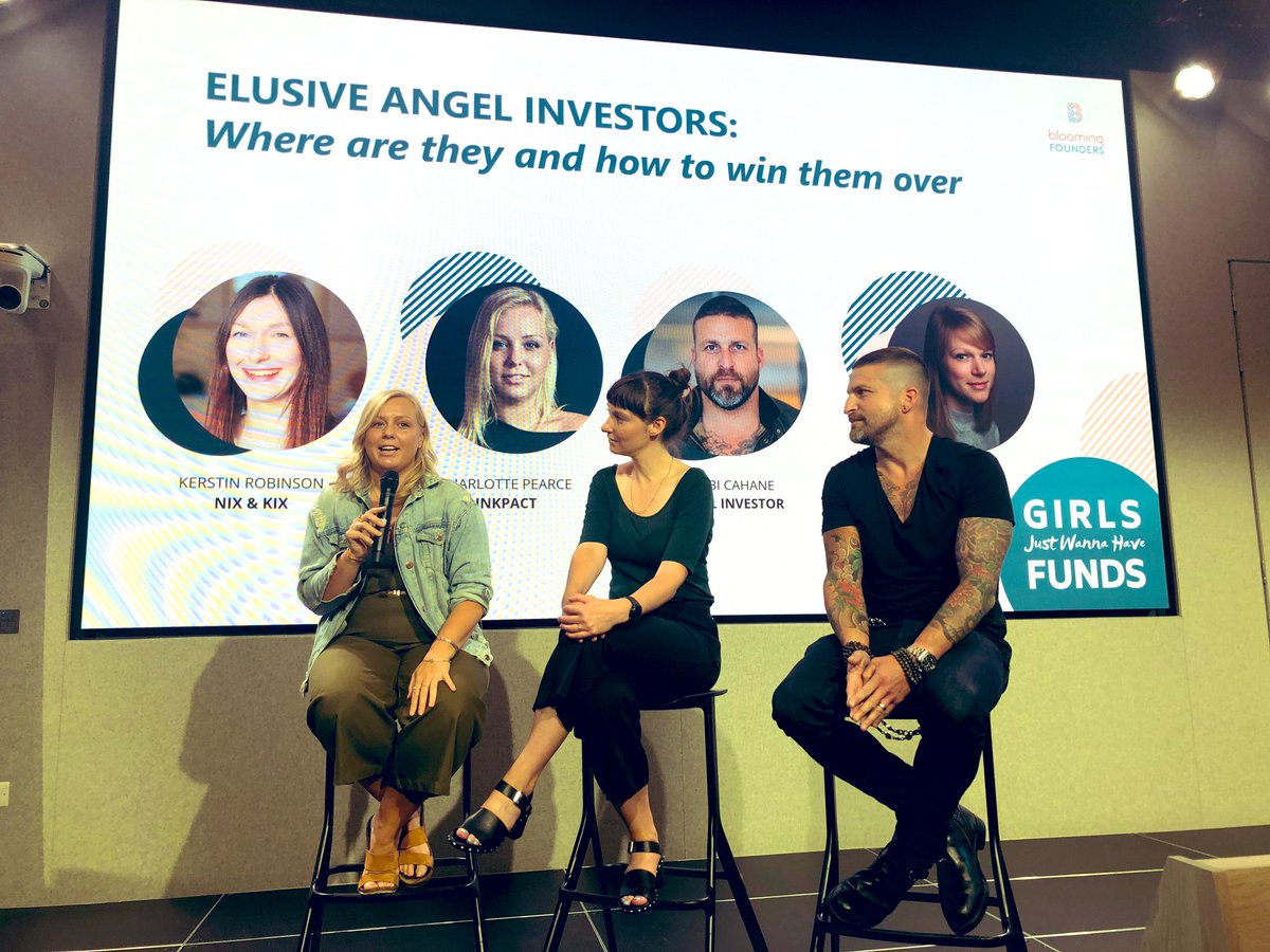 Oh hi <a href="/GabbiCahane/">Gabbi Cahane</a> 🙋🏽‍♀️ Elusive angel investors at <a href="/bloomingfoundrs/">Blooming Founders</a>  #GJWHF19 #angel #investing