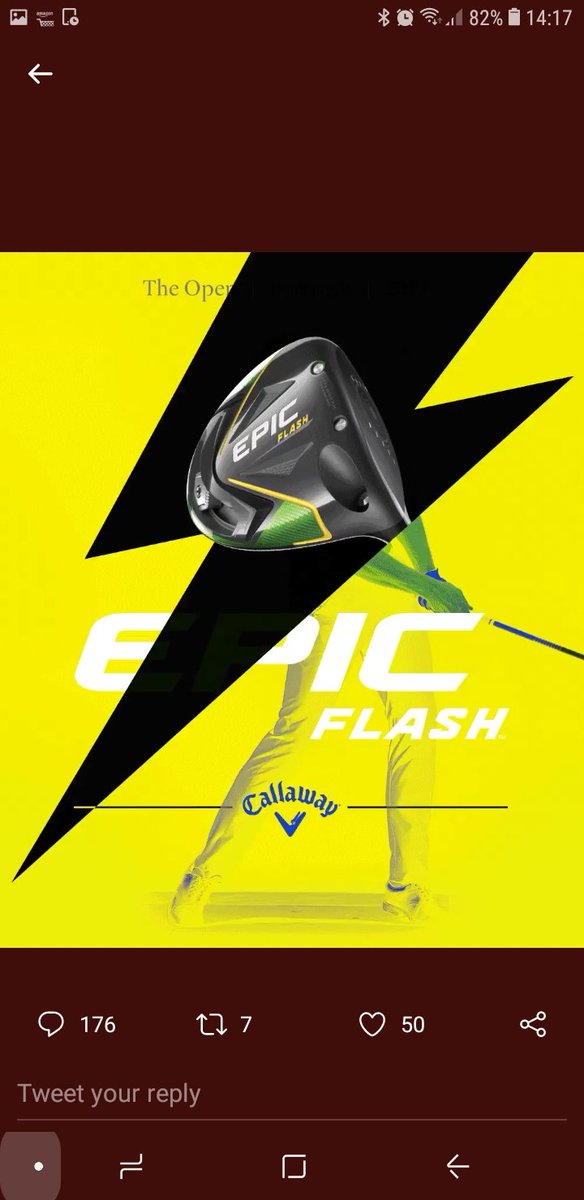 brucehdg's tweet photo. @CallawayGolfEU @henrikstenson @CallawayGolfEU #EpicFlash https://t.co/CsyIKan67Z