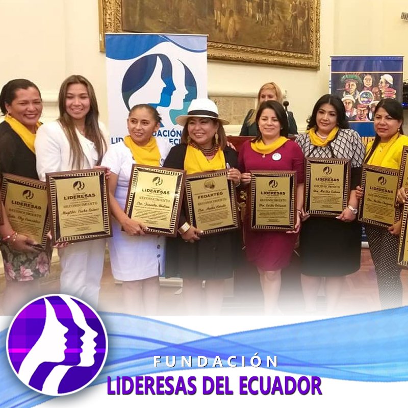 Gracias a todas y todos por los diferentes reconocimientos a nuestra Labor. Nuestro compromiso es seguir apoyando a todas nuestras Lideresas y Emponderar la presencia de la Mujer en todos los ámbitos sociales de nuestro País. 
#Mujeres  #Lideresas #Fundación #Guayaquil #Ecuador