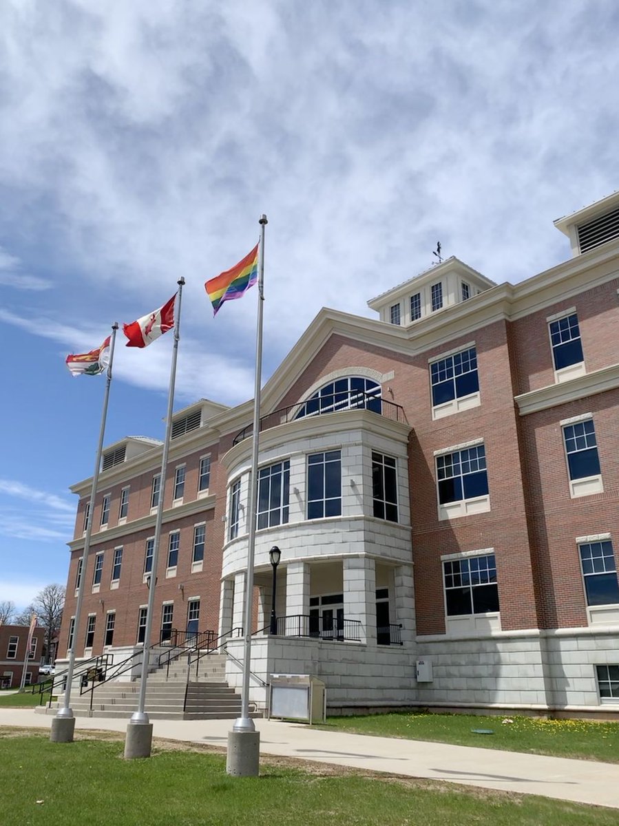 hollandcollege's tweet photo. Our Prince of Wales campus @PridePEI flag raising is set to kick off at 11:30 AM. Hope to see you there! 🏳️🌈 #PEIPride25 #prideweek2019 https://t.co/NiqZHz71s5