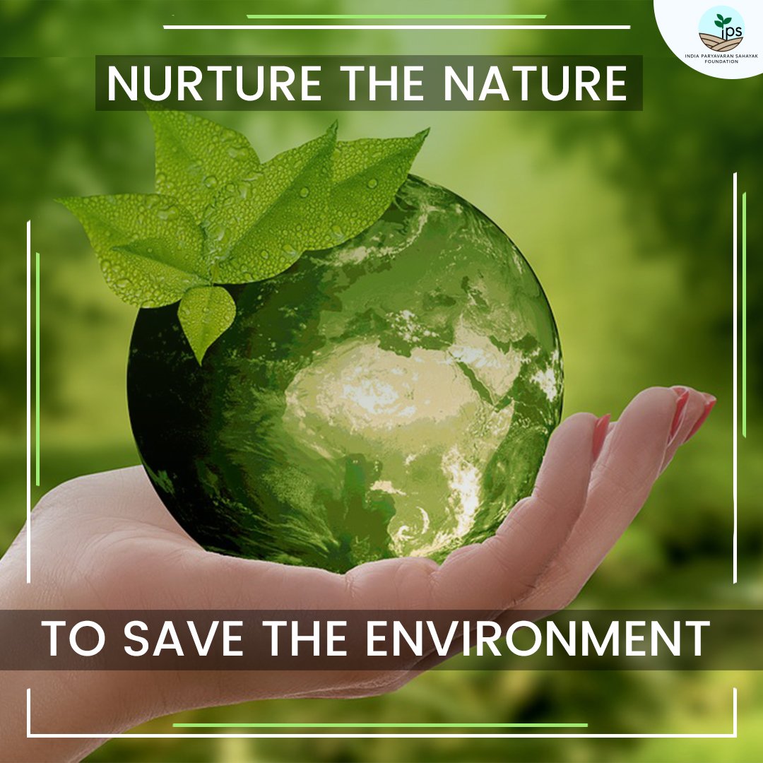 IPS_Foundation's tweet photo. Nurture the nature to save the environment. Now is the time to do our bit towards saving our mother earth. #EnvironmentQuote
#Environment #StopStubbleBurning #SaveEnvironment #OurEnvironment #MondayMotivation #OurPlanet #SaveEarth #StopPollution #IPSFoundation #Chandrayaan2 #ISRO https://t.co/cuM2YoS2Lj