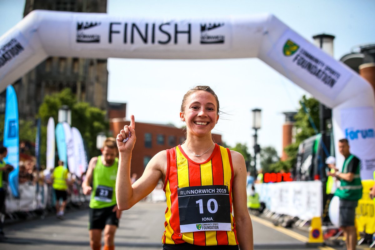 OPENNorwich's tweet photo. Huge congratulations to our #Ambassador @lake_iona for being first lady home at @runnorwich yesterday - such an great inspiration to our young people to following your passion - image courtesy of Epic Imagery https://t.co/OkWAUcPy7M