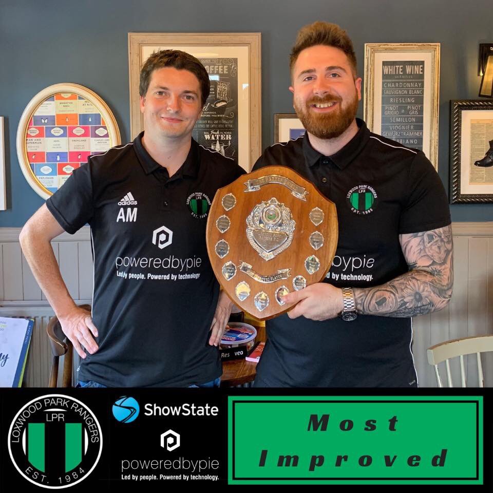 Voted Most Improved Player of the Season goes to Craig Guze. He had a great start to the season finding himself in a new position at right back and pushed on from there. Well done mate and more of the same this season. #rightback #mostimproved #mostimprovedplayer #rdguk #loxwood