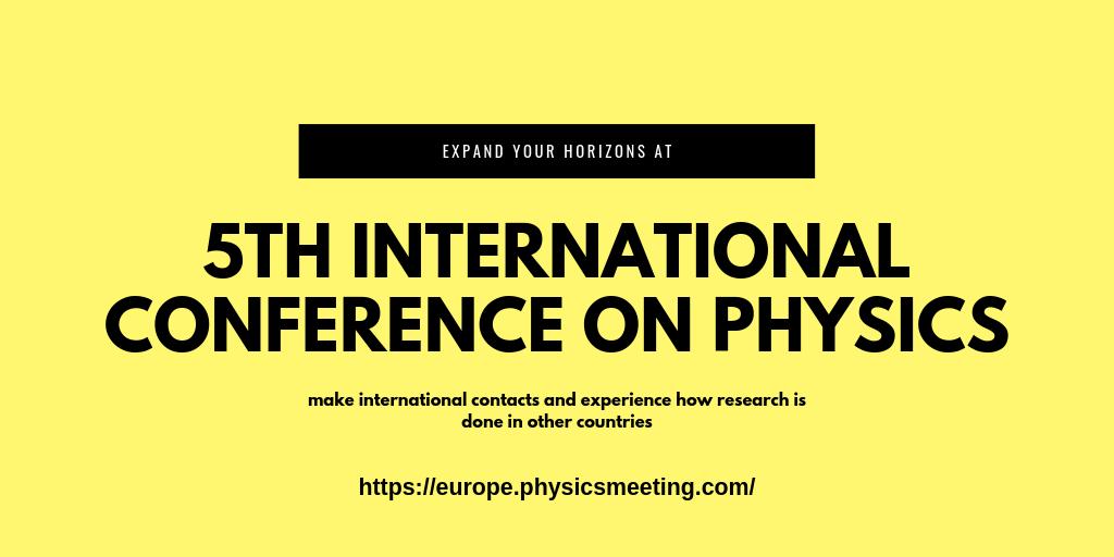 Physics20191's tweet photo. Opportunity to host frontier research topics 
 visit https://t.co/p1PcKgbDHk
Conference Dates and Venue: October 14-15, 2019 | London, UK

#NanoTechnology #PlasmaScience
#Electromagnetism #Electronics
#AppliedPhysics #Biophysics

Meet your peers and Let your research go global https://t.co/C9tZF6FsRJ