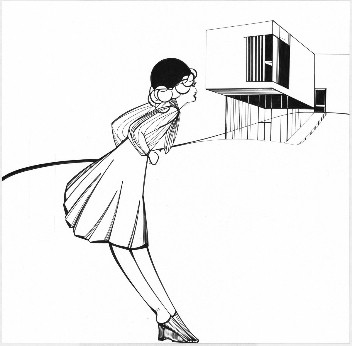 Wij snappen waarom het <a href="/LAMLisse/">LAM museum</a> deze als favoriet heeft gekozen. 48 mooie prenten gemaakt door Mariette Meijers.

lamlisse.nl/48-tekeningen-…